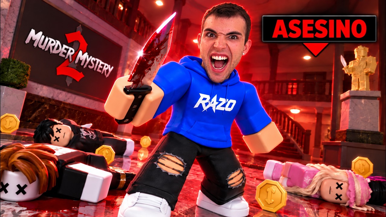JUGÚE MURDER MISTERY 2 EN ROBLOX !!