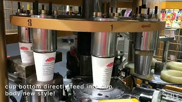 MB-C12H high speed paper cup making machinery with PLC control system