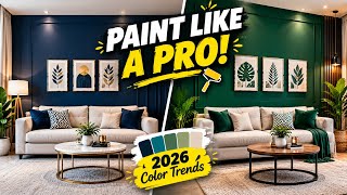 BEST Wall Color Ideas for Living Room & Bedroom 2026 | Light Color Combination & Exterior wall paint