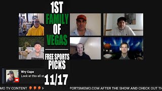 Thursday Sports Picks and Predictions | Daily Betting Preview | First Family of Vegas for 11/17