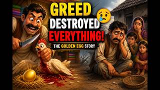Greed Destroyed Everything! 😢 | The Golden Egg Story #animation #kidslearning #cartoon #kidsvideo