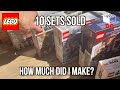 I SOLD 10 Retired LEGO Investments for a profit...Here's how much I made