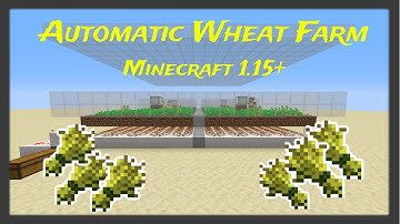 Fully Automatic Wheat Farm [Minecraft 1.15+]