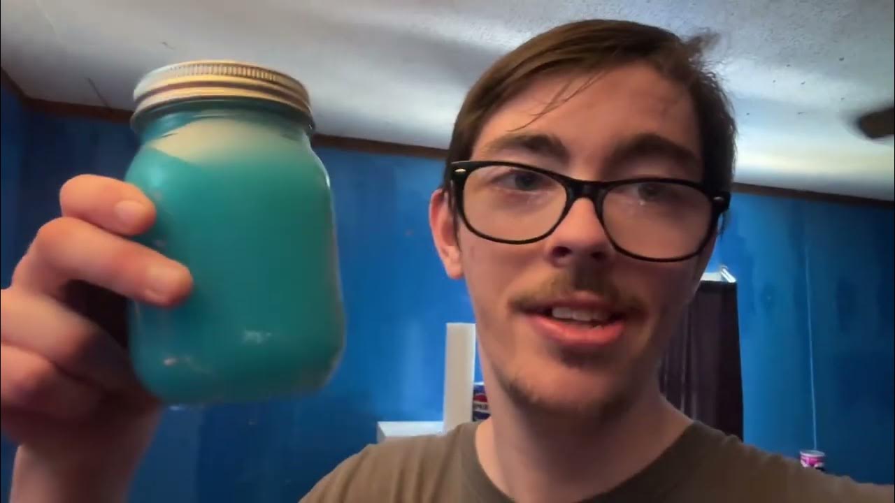 Turning blue sour patch kids into a slushee YouTube