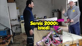 Servis 2000₺ istedi bu adam bedavaya tamir etti