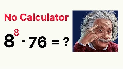 Nice Exponent Simplification Math Problem | No Calculator | Math Olympiad 