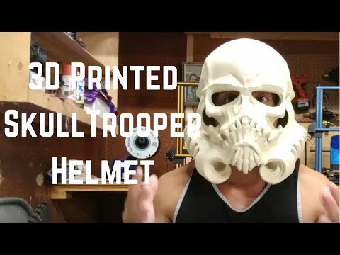 3d Printed StormTrooper Skull Helmet