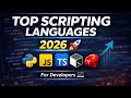 🔥 Top Scripting Languages for Development in 2026