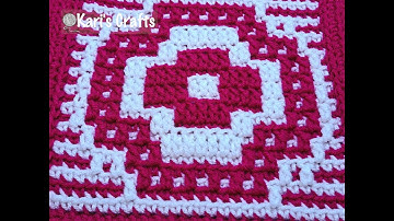 Overlay Mosaic Crochet Tutorial - Kari