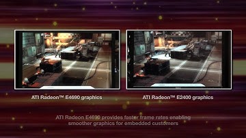 ATI Radeon E4690 chip triples performance over previous generation embedded graphics