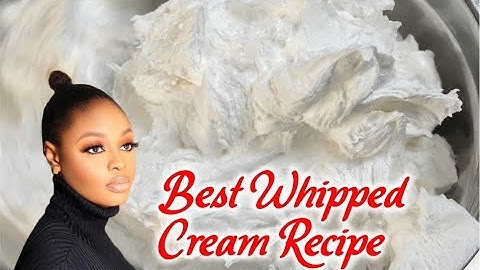 Best Whipped Cream Recipe In 2025