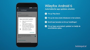 Tips & Tricks - Wileyfox smartphone: App-updates uitschakelen (Android 6)