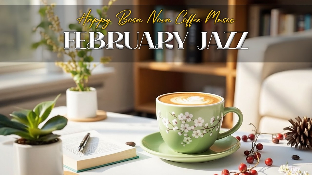 Delicate Winter Jazz🎶 Elegant Coffee Music & Relaxing Bossa Nova Piano for Chill & Positive Energy