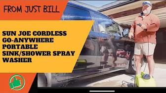 Revolutionize Your Outdoor Adventures: Sun Joe 24V Cordless Portable Sink/Shower Review!