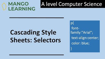 Cascading Style Sheets: Selectors