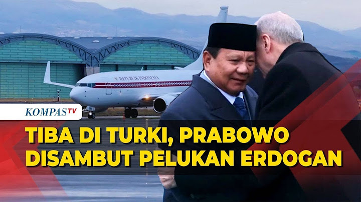 Momen Presiden Prabowo Disambut Pelukan Hangat Erdogan saat Tiba di Turki