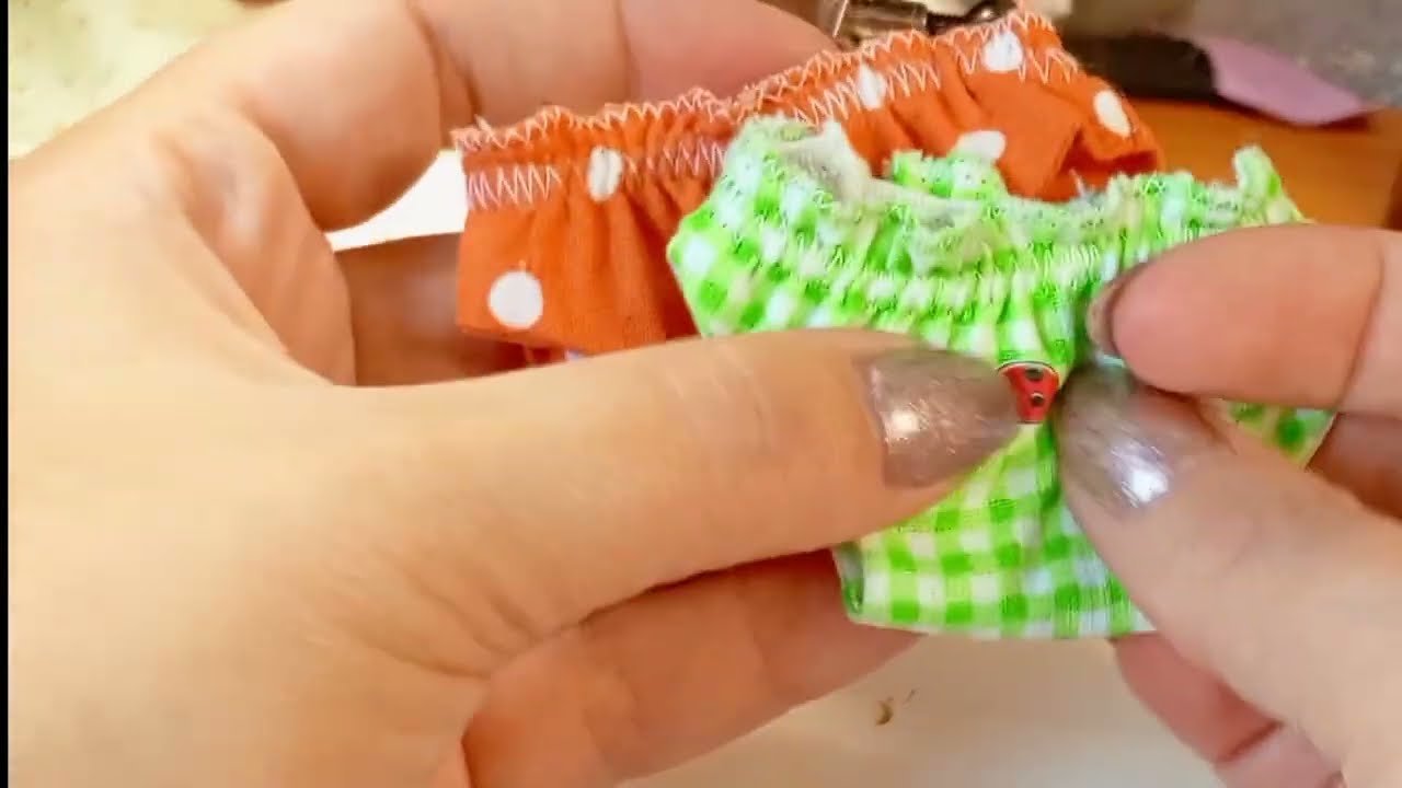 Как сшить трусики для текстильной куклы с выкройкой Шьем трусики для куклы легко