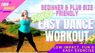 Plus size fitness workout/ dance workout for weight loss / Shakira- Waka waka