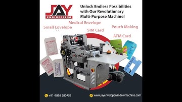 High Quality Pocket Envelope Making Machine #trustedseller  #machine