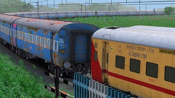 🏁Wap-7 Coupling Icf Rusty Scrap Coach To Utkrisht Coaches | 3AC Coaches shunting duty on railways 