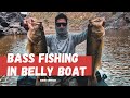 Bass Fishing in Belly Boat