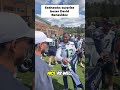 David Benavidez and the Seattle Seahawks Swap Champion Gear