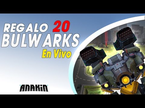 Partidas y REGALO 20 BULWARKS en directo - War Robots - Partidas y REGALO 20 BULWARKS en directo - War Robots