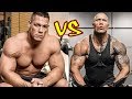 John Cena vs Dwayne Johnson "The Rock" Transformation 2018