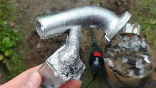 Aluminium casting at home  Custom intake manifold