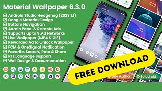 Material Wallpaper v6.3.0 Free Download With Purchase Code | Solodroid screenshot 2