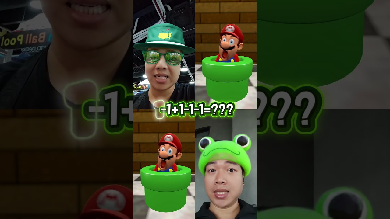 Mario singing with luigi 