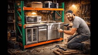 Before the Build – Turning a Pallet Rack Into a Workshop Kitchen