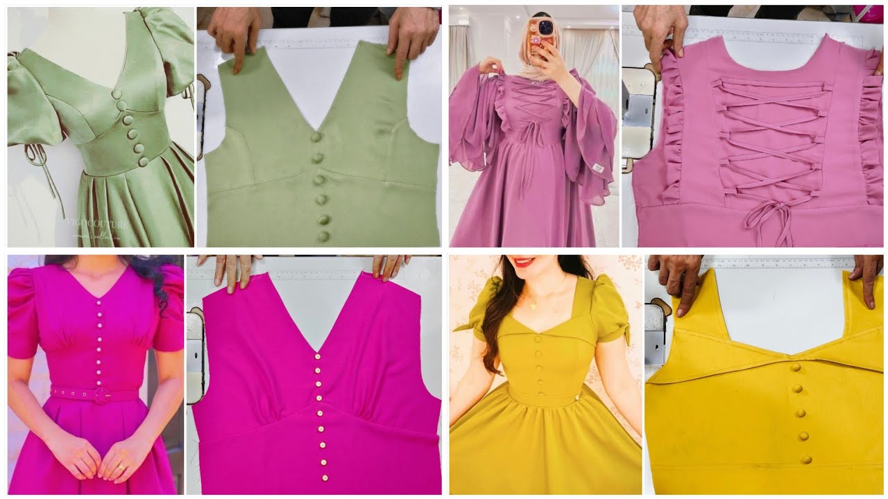 ( 4 ) موديلات قمه الجمال خياطة وتفصيل فساتين من أحدث موديلات هذا العام