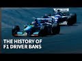 Every driver ban in F1 history