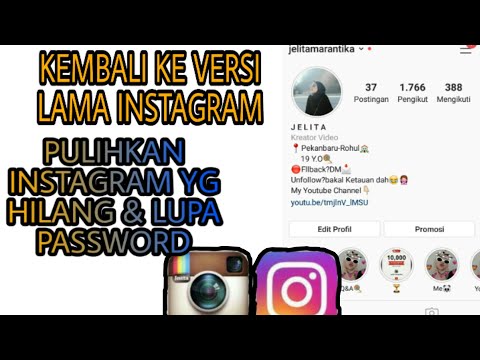 CARA KEMBALIKAN VERSI IG LAMA||INSTAGRAM KEMBALI||