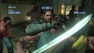 Resident Evil 6 Mercenaries No Mercy Rail Yard Chris 300 Combo Chain