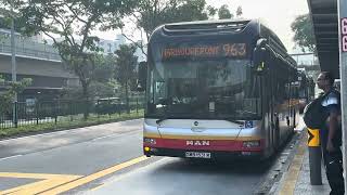 SMB1531M Tower Transit MAN A22 Euro 5 (Batch 3) on 963 departs at Opp Marsiling Stn 