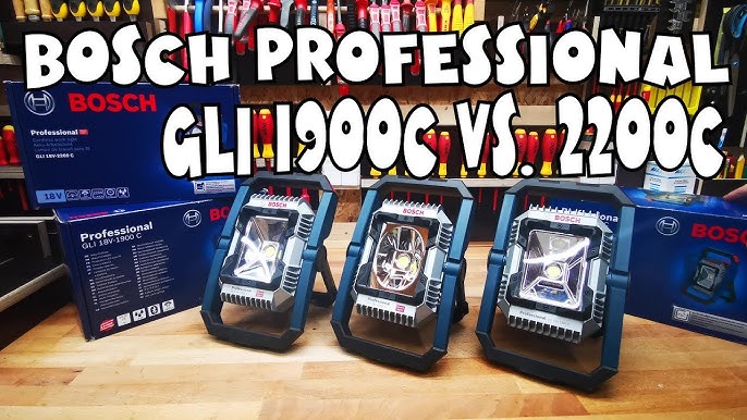 Vorgestellt: Bosch Professional GLI 12V-300 Akku Arbeitslicht - YouTube