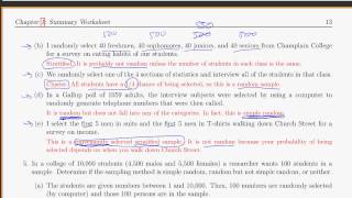 Chapter 1 - Summary Worksheet