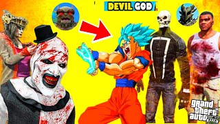 Franklin Ghost Rider To Trap Serbian Dancing Lady || Save Goku In GTA V |