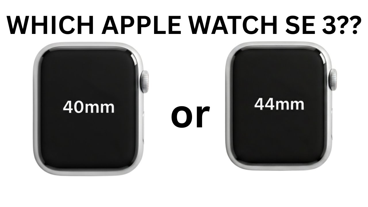 Apple Watch SE 3 40mm vs 44mm: Which Size is Right For You?? - YouTube