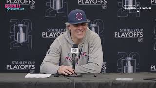 On to Game 2! | Jared Bednar Morning Skate Interview | Colorado Avalanche vs Dallas Stars