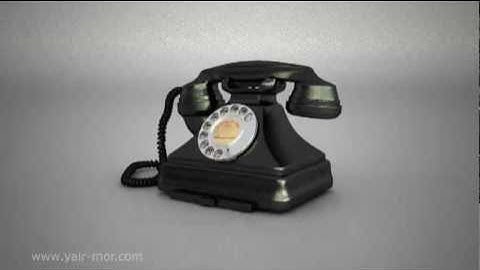 3D model -- Vintage Telephone