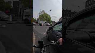 Cyclist Has Close Call With Turning Car