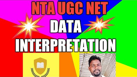 NTA ugc net data interpretation