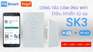 Công Tắc Wifi Tuya Điều Khiển Từ Xa + RF 433Mhz| Công tắc cảm ứng thông minh - SĐT: 0945.851.095
