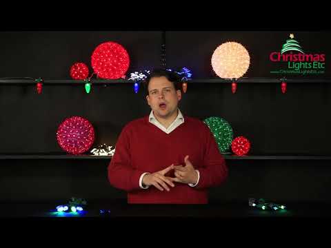 Christmas Light Decorating Ideas: C7 Christmas Lights vs C9 Lights - YouTube