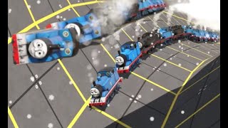 Thomas Caterpillar Disaster Ride - Double Trouble Ride - Narrow Tracks - Trainz Railroad Simulator