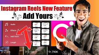 Instagram Reels New Feature Add Yours | How To Use Instagram Reels New Feature Add Yours Sticker