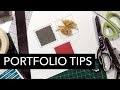 Portfolio Presentation: Cutting and Mounting Tips, Tricks, and Tools